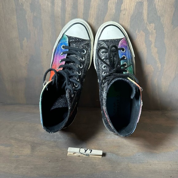 Converse Womens Chuck 70 Pride Athletic Shoes Rainbow 165713C High Top 8.5M - Picture 12 of 12